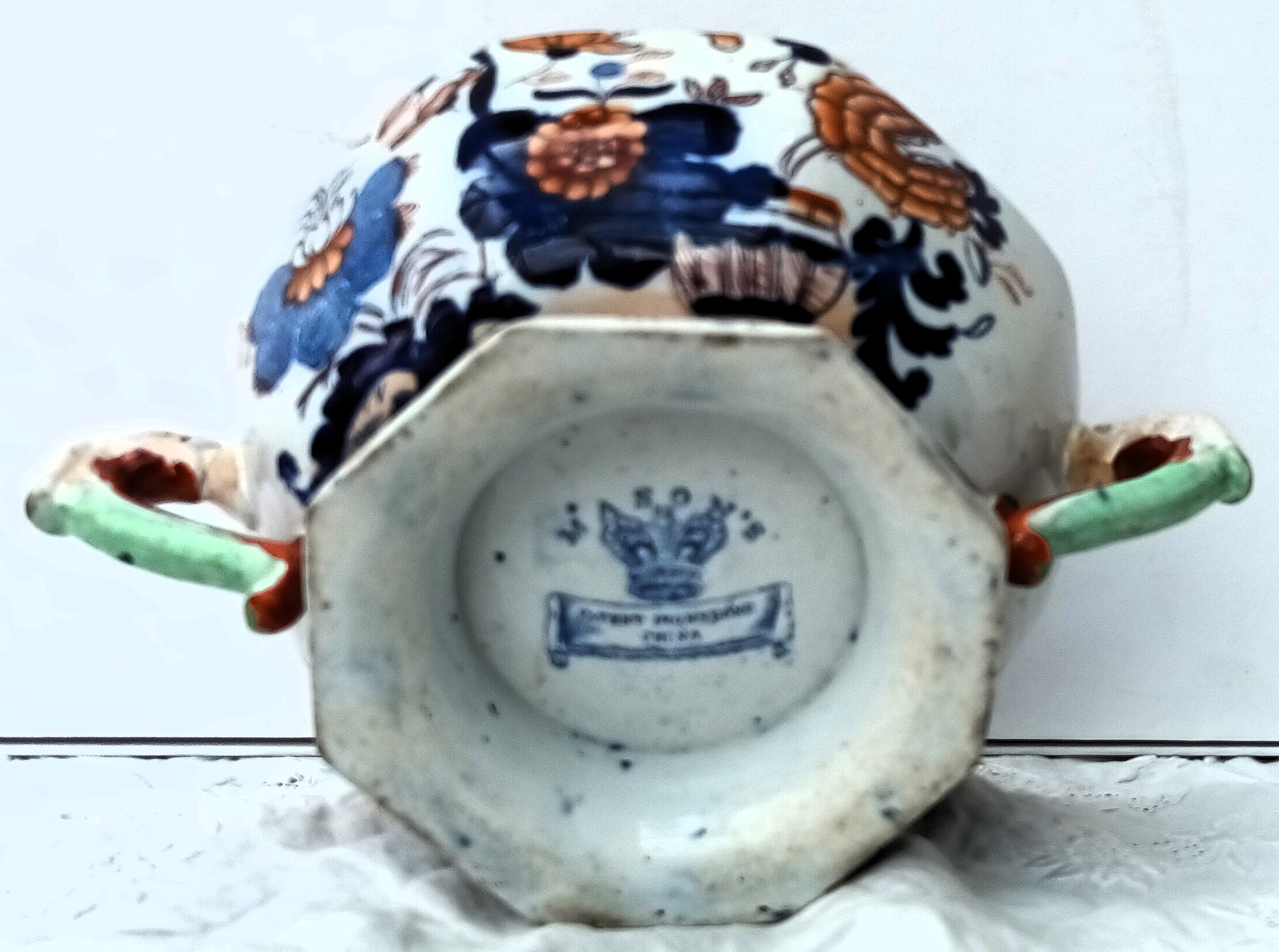 Antique English Georgian Mason's Ironstone Tureen and Cover - Image 12
